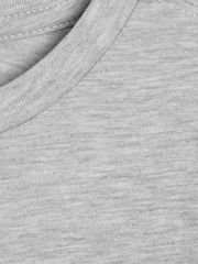 Reiss Grey Melange Bless 3-9 yrs Crew Neck T-Shirt - Image 7 of 7
