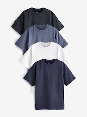 Blues Relaxed Fit T-Shirts 4 Pack (3-16yrs) - Image 1 of 2