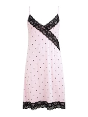Pink - Pour Moi Sofa Loves Lace Negligé aus weichem Jersey mit unsichtbarer Stützfunktion - Bild 4 von 5