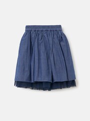 Angel & Rocket Blue Annie Mesh Skirt - Image 4 of 5