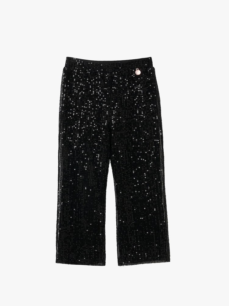 Angel & Rocket Sadie Sequin Wide Leg Trousers - Image 1 of 6