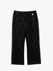 Angel & Rocket Sadie Sequin Wide Leg Trousers - Image 4 of 6