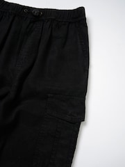 Angel & Rocket Black Parachute Cargo Tara Trousers - Image 5 of 5