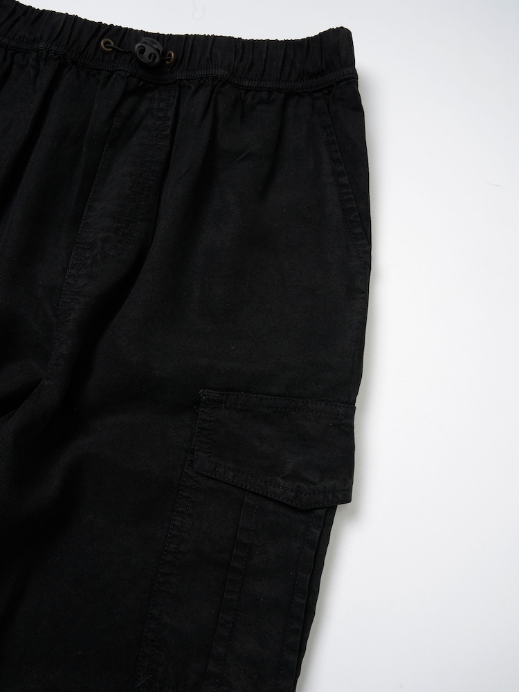 Angel & Rocket Black Parachute Cargo Tara Trousers - Image 5 of 5