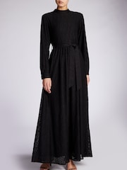 Aab Black Lattice Geo Print Maxi Dress - Image 1 of 4