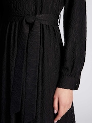 Aab Black Lattice Geo Print Maxi Dress - Image 4 of 4