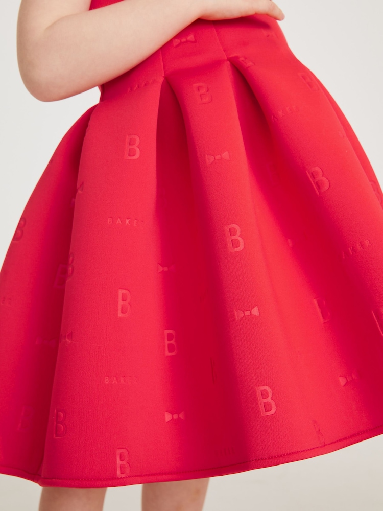 Baker by Ted Baker Pleated Scuba Dress - Image 5 of 10