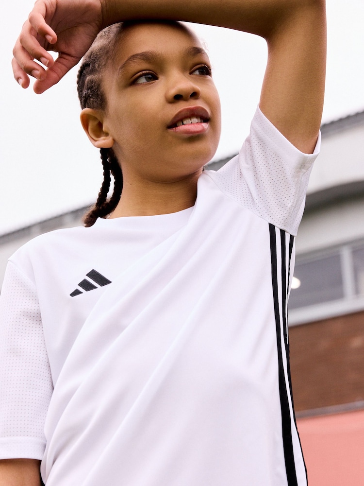 adidas White/Black Tabela 23 Jersey - Image 4 of 10