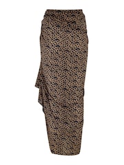 Pour Moi Black Recycled Chiffon Cover-Up - Image 5 of 5