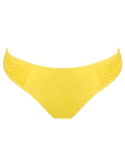 Pour Moi Yellow Gold Coast Bikini Briefs - Image 4 of 5
