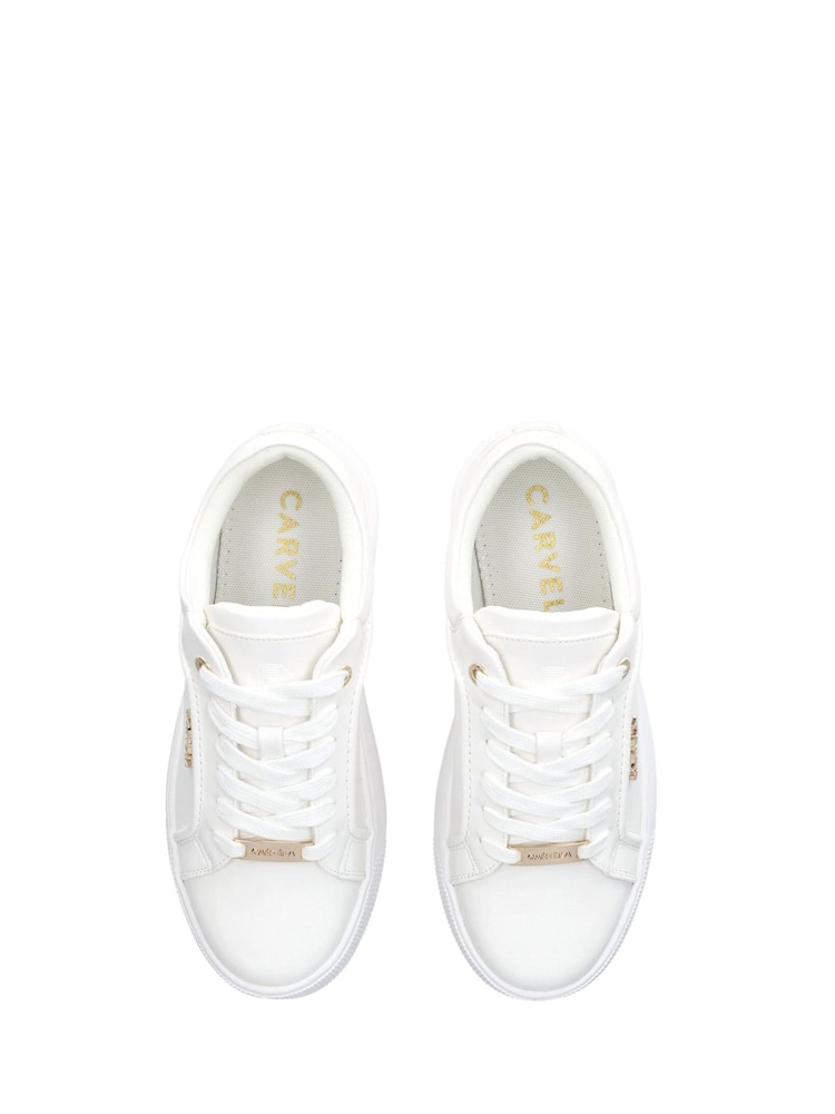 Carvela Soar White 2 Trainers - Image 5 of 5