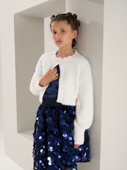 Angel & Rocket White Fluffy Faye Cardigan - Image 2 of 5