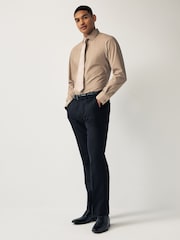Neutral Brown Single Cuff Shirt And Tie Pack - Image 2 of 8