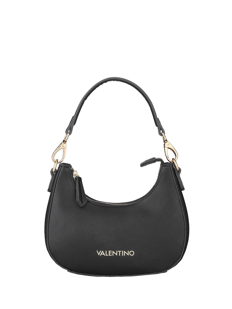 Valentino Bags Black Zero Half Moon Shoulder Bag - Image 1 of 5