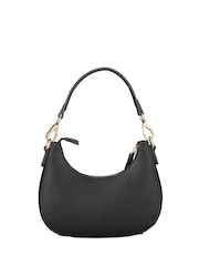 Valentino Bags Black Zero Half Moon Shoulder Bag - Image 2 of 5