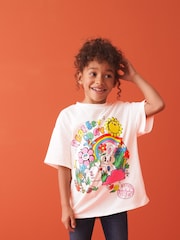 Ecru Oversized Graphic T-Shirt (3-16yrs) - Image 1 of 7