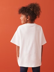 Ecru Oversized Graphic T-Shirt (3-16yrs) - Image 3 of 7