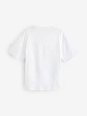 Ecru Oversized Graphic T-Shirt (3-16yrs) - Image 6 of 7