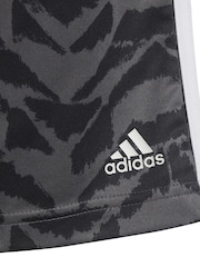 adidas Grey Junior Football Celebration Shorts - Image 3 of 4