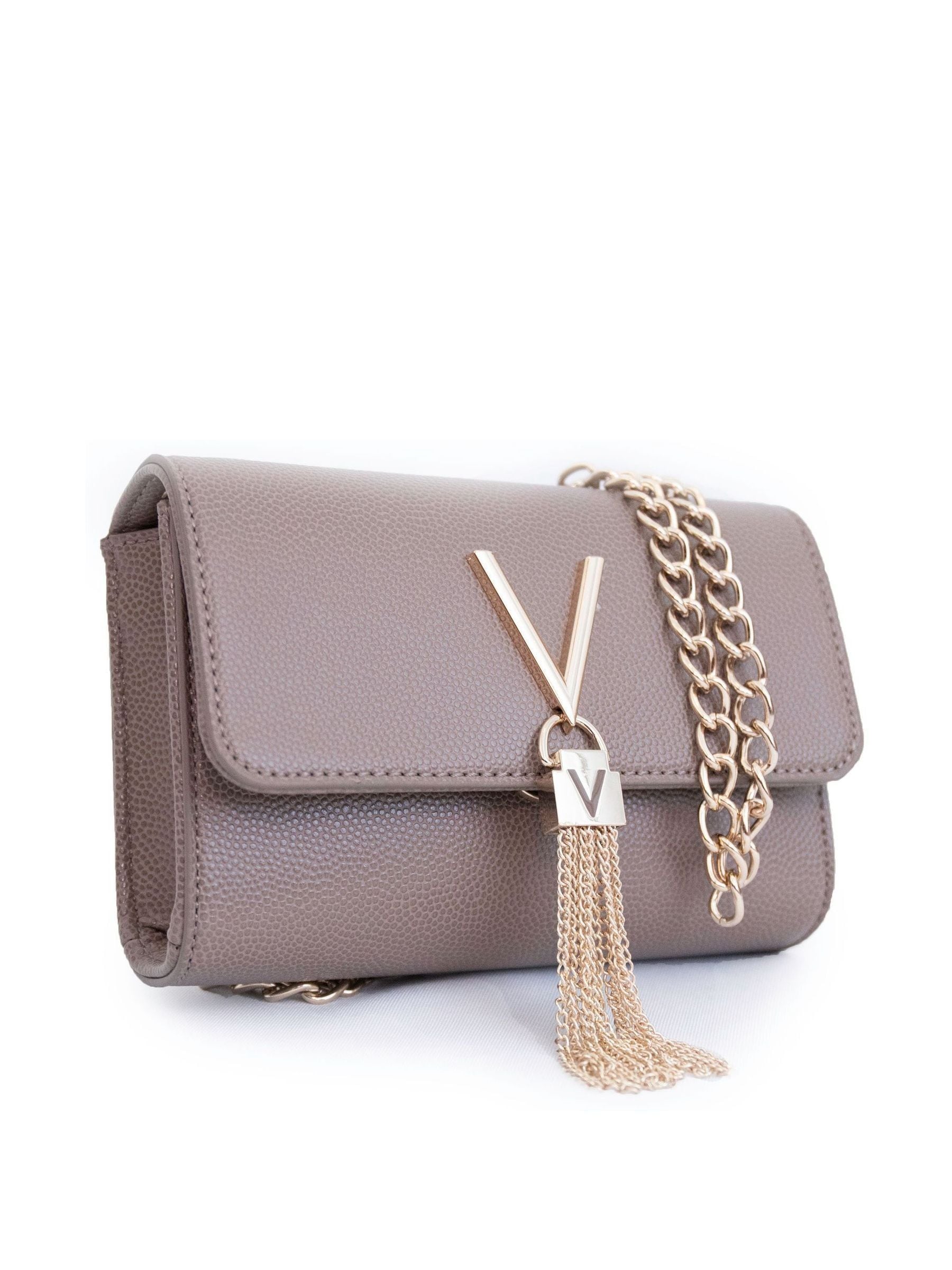 Valentino by mario valentino divina foldover tassel detail cross body bag sale