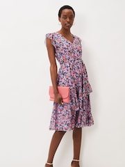 Phase Eight Natural Breesha Printed Dress - Image 2 of 7