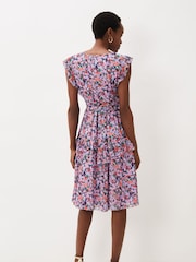 Phase Eight Natural Breesha Printed Dress - Image 3 of 7