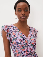 Phase Eight Natural Breesha Printed Dress - Image 5 of 7