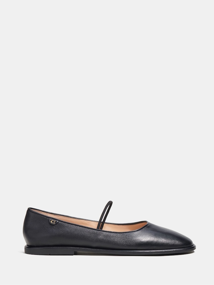 COACH Emilia Leather Mary Jane Shoes - Image 1 of 5