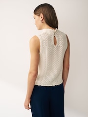 Emme Marella Creme Decano-Strick-Top - Bild 2 von 4
