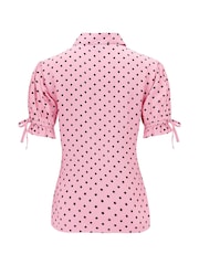 Pour Moi Pink Josie Woven Viscose Shirt - Image 5 of 5