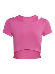 adidas Pink Junior AEROREADY HIIT Training T-Shirt - Image 2 of 5