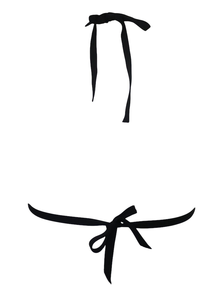 Pour Moi Black Sea Queen Triangle Bikini Top - Image 5 of 5