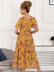 Jolie Moi Bedrucktes Haylee Chiffon Maxikleid​​​​​​​ - Bild 2 von 5