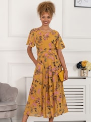 Jolie Moi Bedrucktes Haylee Chiffon Maxikleid​​​​​​​ - Bild 3 von 5