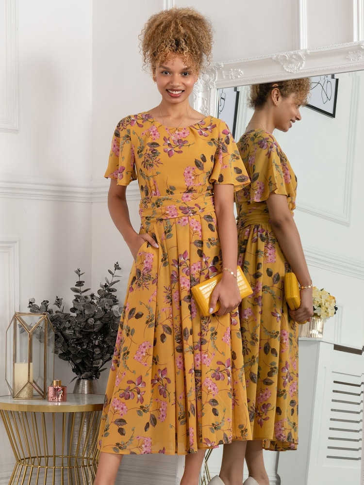 Jolie Moi Bedrucktes Haylee Chiffon Maxikleid​​​​​​​ - Bild 5 von 5