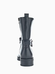 Gabor Harrow Black Leather Ankle Boots - Image 5 of 5