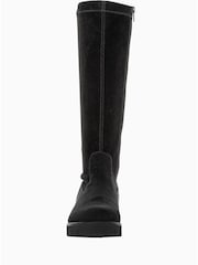 Gabor Baku Black Microvelour Long Boots - Image 4 of 5