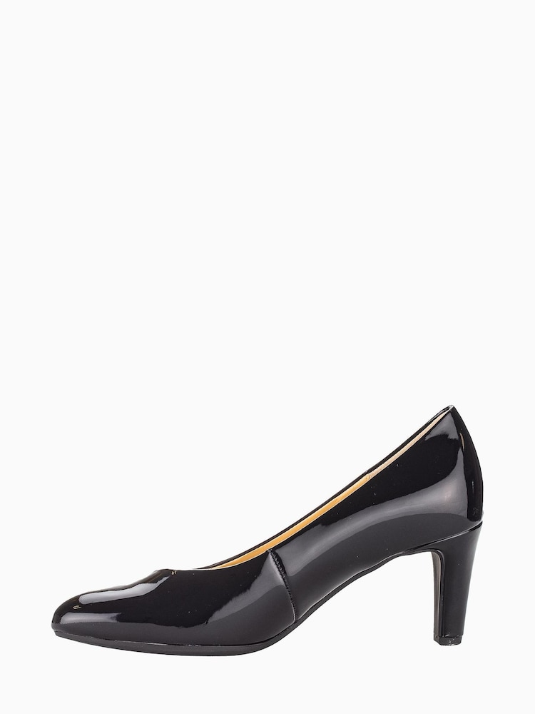 Gabor Edina Black Court Shoes - Image 2 of 5 Gabor Edina Black Court Shoes - Image 2 of 5