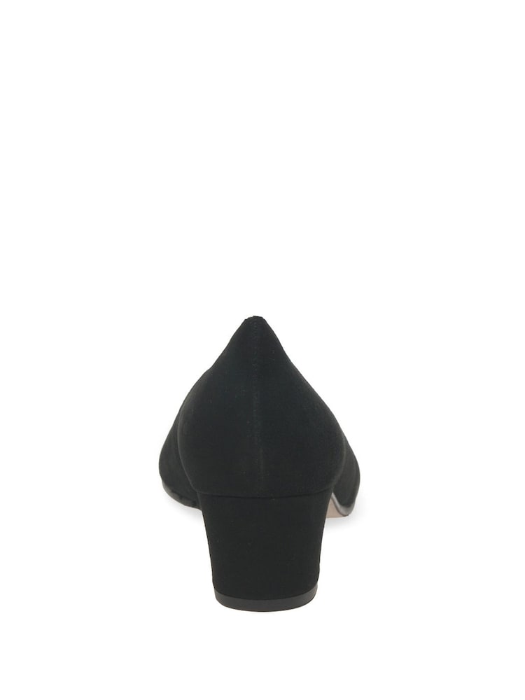 Gabor Wide Fit Gigi Antikrosa Suede Court Shoes - Image 2 of 4