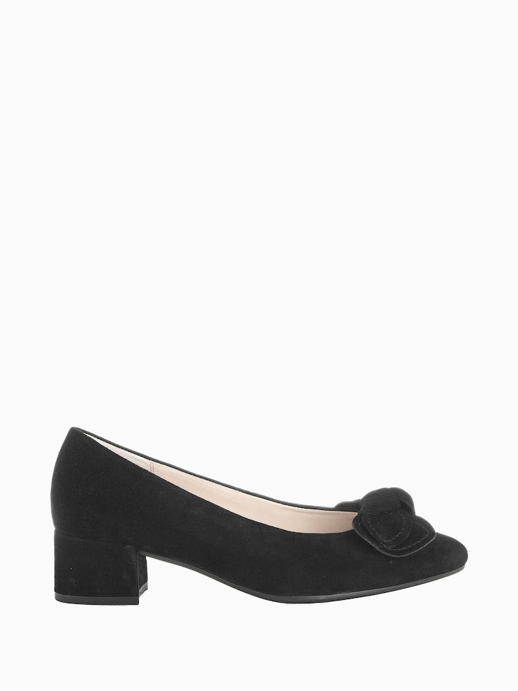 Gabor Hooty Black Suede Shoes - Image 1 of 5