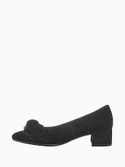 Gabor Hooty Black Suede Shoes - Image 2 of 5