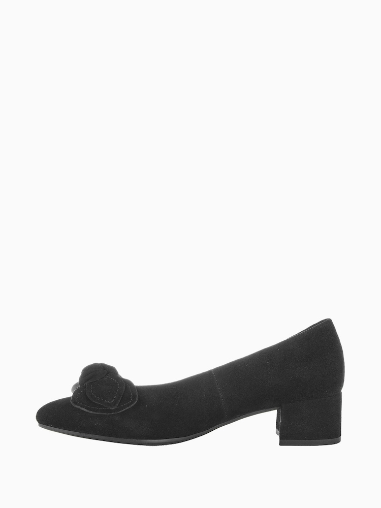 Gabor Hooty Black Suede Shoes - Image 2 of 5