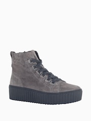Gabor Grey Direct Wallaby Suede Ankle Boots - Image 2 of 5