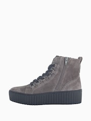Gabor Grey Direct Wallaby Suede Ankle Boots - Image 3 of 5