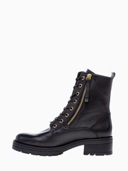 Gabor Wide Fit Serve Black Leather Ankle Boots - Image 2 of 5