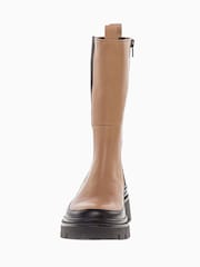 Gabor Natural Lexington Chino Leather Mid Length Boots - Image 3 of 5
