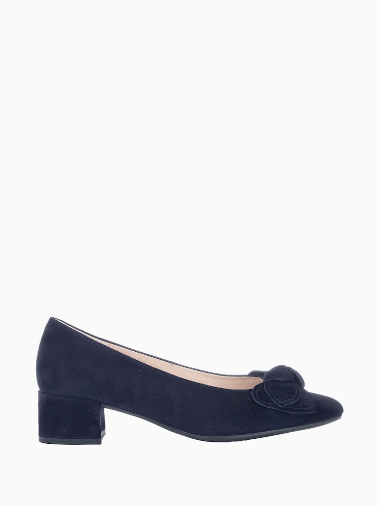 Gabor Blue Hooty Atlantik Suede Shoes - Image 1 of 5