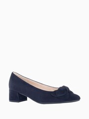 Gabor Blue Hooty Atlantik Suede Shoes - Image 3 of 5