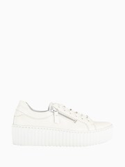 Gabor Dolly Leather Trainers - Image 1 of 5