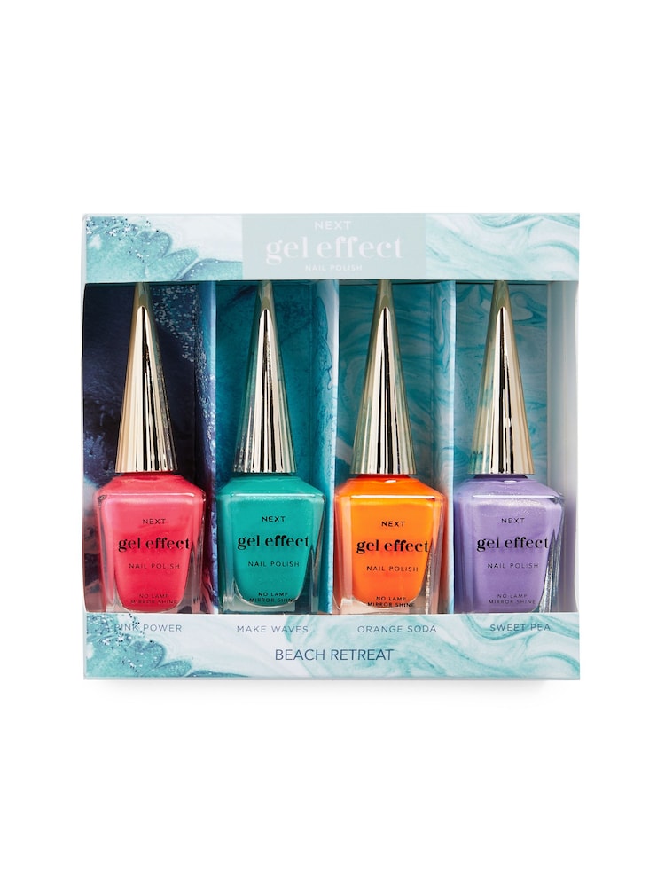 Set of 4 Gel Effect Nail Polish Gift Set - Image 1 of 2